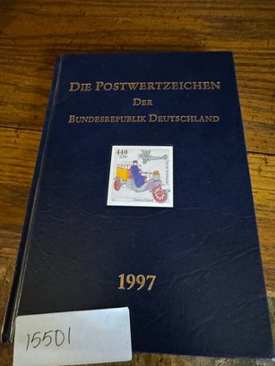 Die Postwertzeichen Der Bundersrepublik Deutschland 1997 Stamp Book