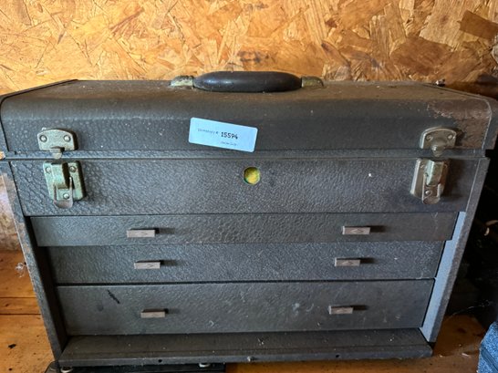 Vintage Kennedy Tool Box With Contents