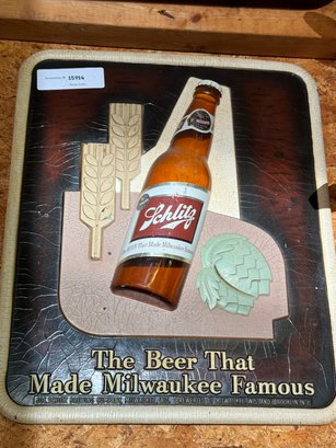 Schlitz Vintage Bar Beer Sign