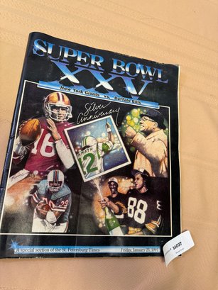 Vintage Super Bowl XXV Magazine