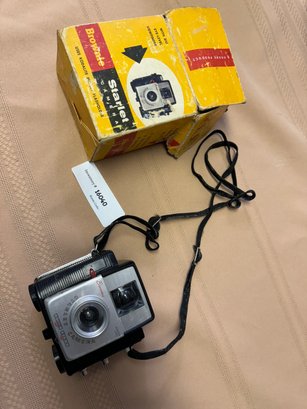 Vintage Starlet Brownie Kodak No. 22 Camera With Original Box And Manual!
