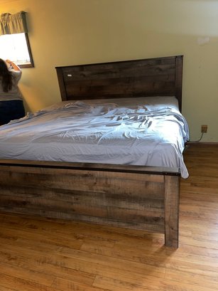 King Size Bed Frame With Newer Mattress