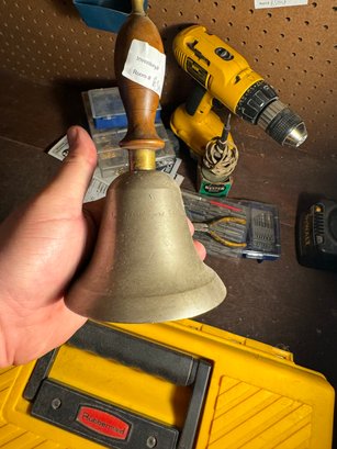 Brass Swiss Bell Trademark Marked Antique Bell