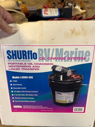 SHURflo RV & Marine Portable  Oil Changing System For Winterization & Liquid Transfer