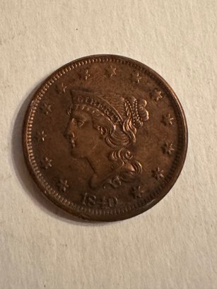 1840 US Large Cent
