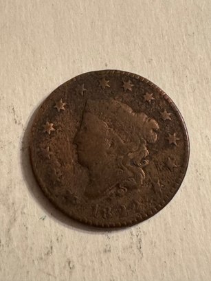 1822 US Large Cent Coin
