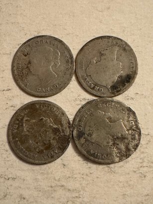 1800'S Canadian Nickels