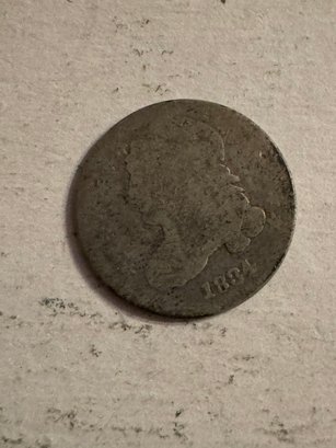 1834 Capped Bust Half Dime US Coin