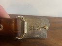 US Navy Retired Leather Belt And Belt Buckle