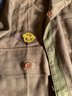 US Military WW2 Green Shirt With Technical Sergeant Patches Anti Aircraft Patches And Pacific Command