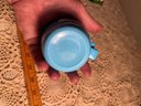 Blue Glass Measuring Cups