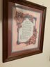 Gail Brown 1990 A Legend Of The Dogwood Tree Framed Picture