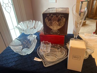 Mikasa Glass Dish Lot - 12 Pieces!!