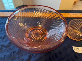 Pink Depression Glass Lot