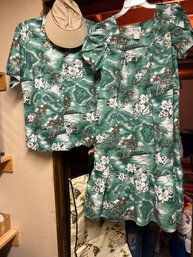 Aloha Lot - Hawaii Outfits - Dress & Shirt Travel Tote & Hat