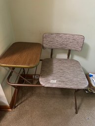 Fabulous Vintage MCM Telephone Chair / Table