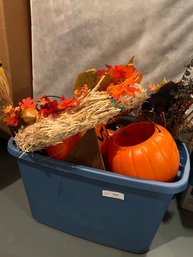 Lot Of Halloween Decorations - Pumpkins & More!