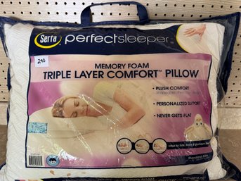 Serta Memory Foam Pillow - New In Packaging