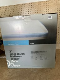 Target Queen Gel Memory Foam 2 Inch Cool Touch Mattress Topper - Never Opened New In Box