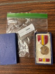 National Defense Medal And Ribbon