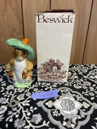 Vintage Beatrix Potter Beswick Benjamin Bunny Figurine C. 1948  With Original Box