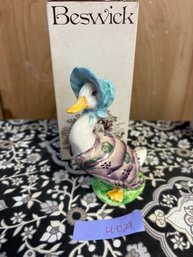 Beatrix Potter 'Jemima Puddleduck' Beswick Pottery Vintage C 1948 Figurine