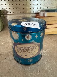 Vintage Tin With Mix Of Vintage Matches