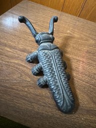 Antique Cast Iron Metal Beetle Or Scarab Boot Jack