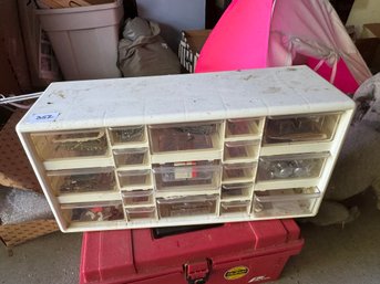 Hardware Organizer With Contents