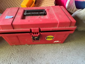 Red Toolbox With Contents Of Tools