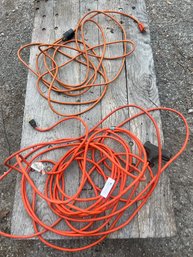 Lot Of Two Extension Cords