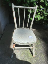 SmaSmall Antique Painted Childrens Chair