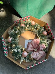 Christmas / Holiday Wreath With Storage Box