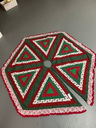 Quilted Christmas Tree Skirt