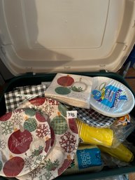 Lot Of Disposable Cups And Plates And More!