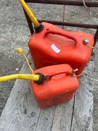 Lot Of 2 Gas Cans