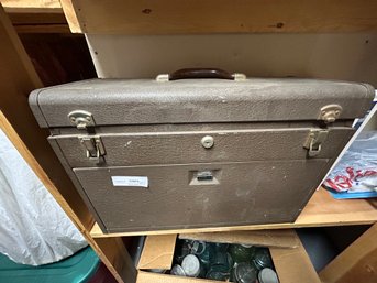 Metal Kennedy Tool Box With Hand Tools Included