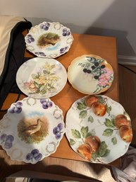 Lot Of Antique Plates Including Rosenthal, Bavaria, And More!