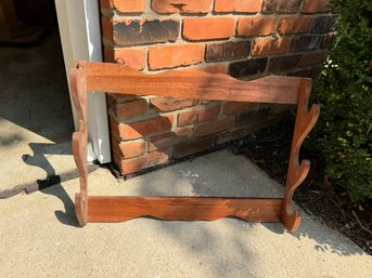 Vintage Wood Gun Rack