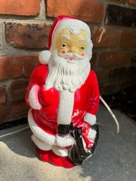 Vintage 1968 Empire Plastic Corp Christmas Santa Blow Mold