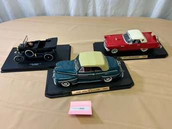 Lot Of 3 Ford Model Cars