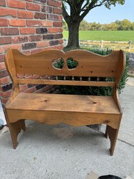 Wood Bench