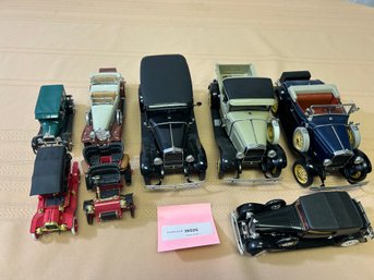 Lot Of Eight Vintage Model Cars