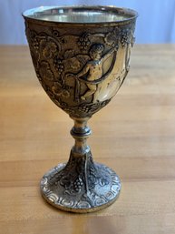 Corbell & Company Vintage 1850s Silver Plate Wine Goblet Or Chalice