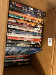 Box Lot Of DVDs Including Kill Bill & More!