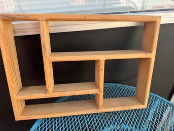 Wood Shelf Wall Cabinet Frame Display