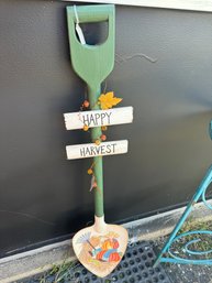 Happy Harvest Painted Shovel Decor