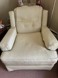 Vintage White Fabric Chair