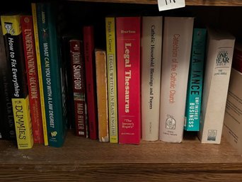 Book Lot - Entire Shelf - Legal Books, Religious & More!