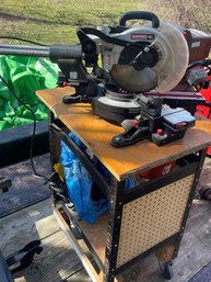 Craftsman Compound Miter Saw With Laser Track And A Hirsh Stand